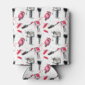 水彩爪、 ネイルポーランドパターン 缶クーラー (裏面)