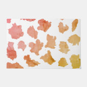 水彩牛の皮膚パターン ドアマット (正面)