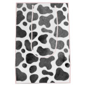 水彩牛プリントピンク中抱き枕 ミディアムペーパーバッグ (裏面)