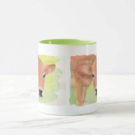 水彩牛マグ マグカップ (中央)