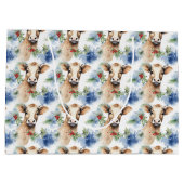 水彩牛ラッピング紙 ラージペーパーバッグ (裏面)