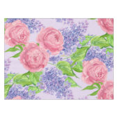 水彩牡丹とライラック テーブルクロス (正面(横))