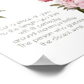 水彩牡丹どのぐらい大きいママの腹ゲーム ポスター (角)