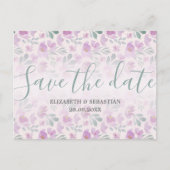 水彩牡丹グラデーション 案内ポストカード (正面)