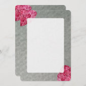 水彩牡丹ノテ空白のカード ノートカード (正面/裏面)