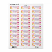 水彩牡丹バラ素朴メイスンジャー結婚ズ ラベル (フルシート)