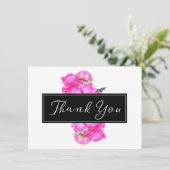 水彩牡丹バンチサンキューカード サンキューカード (スタンド正面)