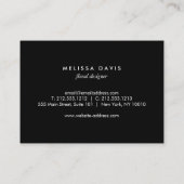 水彩牡丹バンチフローラ設計者 名刺 (裏面)