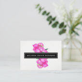 水彩牡丹バンチフローラ設計者 名刺 (スタンド正面)