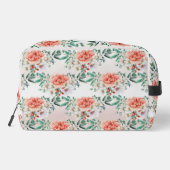 水彩牡丹フラワートイレタリーバッグ ドップキット (裏面)