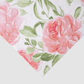 水彩牡丹フローラルパターンティッシュペーパー 薄葉紙 (詳細)