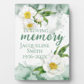 水彩牡丹メモリアル記念 フォトプラーク (正面)