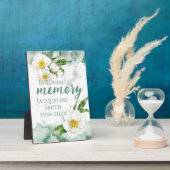 水彩牡丹メモリアル記念 フォトプラーク (側面)