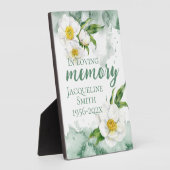 水彩牡丹メモリアル記念 フォトプラーク (側面)