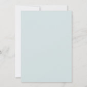 水彩牡丹ヴィンテージブライダルシャワー 案内状 (裏面)