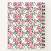 水彩牡丹畑 ノートブック (裏面)