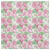 水彩牡丹畑 ファブリック (見本)