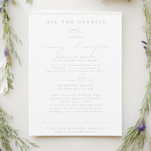 水彩牡丹結婚の詳細エンクロージャカード 招待状