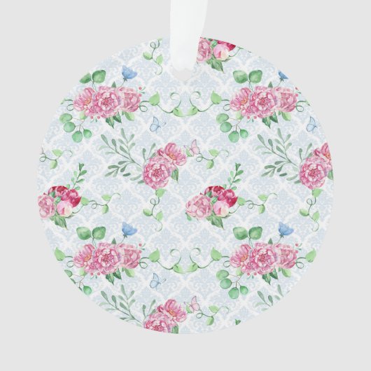 水彩牡丹 オーナメント (正面)