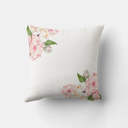 水彩牡丹 クッション (裏面)