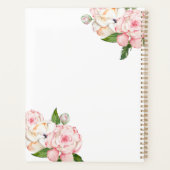 水彩牡丹 プランナー手帳 (裏面)