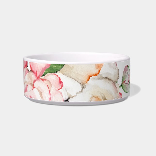 水彩牡丹 ボウル (右)