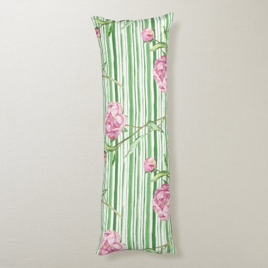 水彩牡丹 ボディピロー (裏面 (縦))