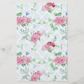 水彩牡丹 便箋 (正面)