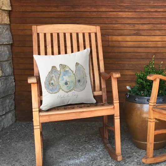 水彩牡蠣 クッション