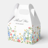 水彩牧草地ワイルドフラワーボヘミアン結婚ズ フェイバーボックス (裏面サイド)