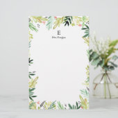 水彩牧草地 便箋 (スタンド正面)