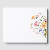 水彩牧草野結婚花 ゲストブック (裏面)