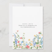 水彩牧草野草坊保卒業パーティー 招待状 (裏面)