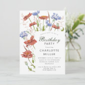 水彩牧草 招待状 (スタンド正面)