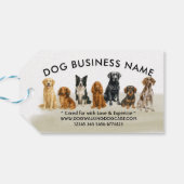 水彩犬の品種 ギフトタグ (裏面横)