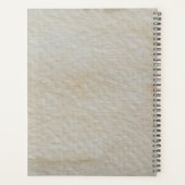 水彩犬を使用した学生プランナー プランナー手帳 (裏面)