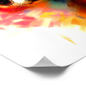 水彩犬ポスター ポスター (角)