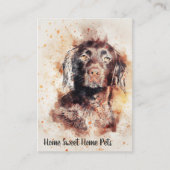 水彩犬名刺 名刺 (正面)