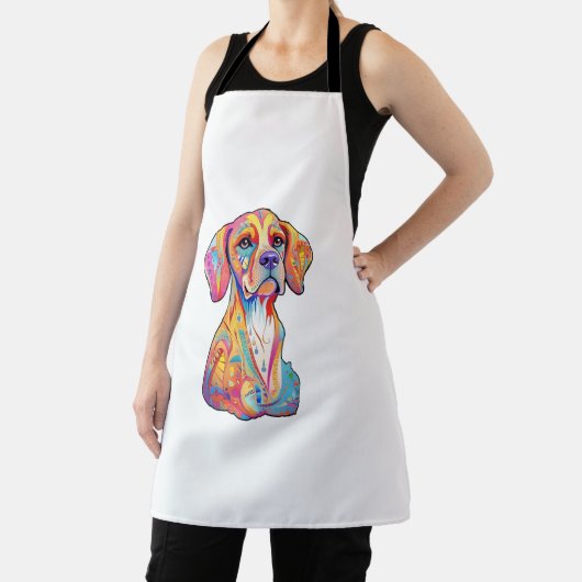 水彩犬 エプロン (インサイチュ)