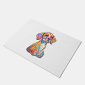 水彩犬 ドアマット (アングル)