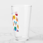 水彩猫と友人 タンブラーグラス (左)