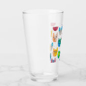 水彩猫と友人 タンブラーグラス (右)