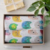 水彩猫と友人 薄葉紙 (ギフト)