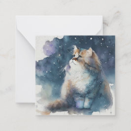 水彩猫カード ノートカード