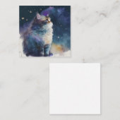 水彩猫カード ノートカード (正面/裏面)