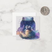 水彩猫カード ノートカード (正面/裏面インサイチュ)