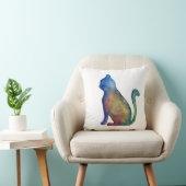 水彩猫スロークッション クッション (椅子)