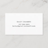 水彩猫ペットシッター 名刺 (裏面)