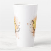 水彩猫マグ カフェラテマグ (正面)