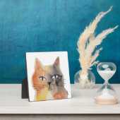 水彩猫咪艺术桌面小牌 フォトプラーク (インサイチュ)